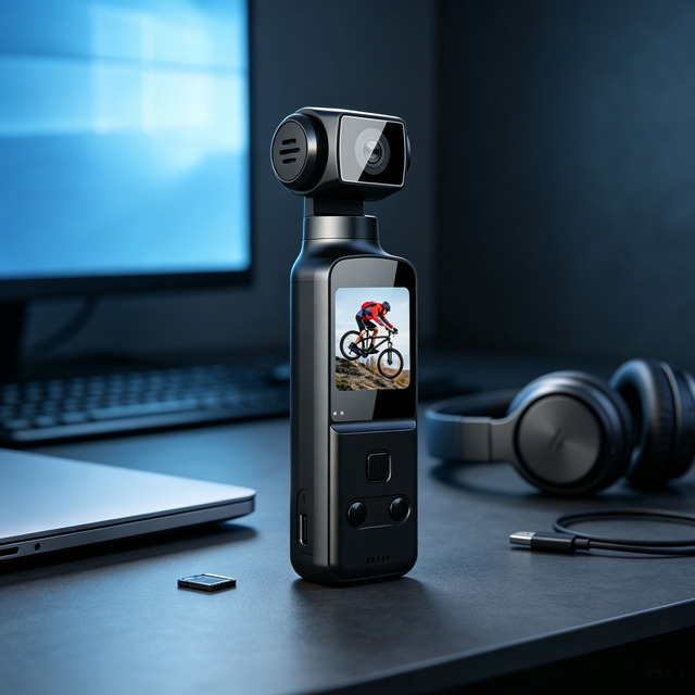 Digital Action Sports VIDEO Cameras Vlogging Media Recording Profession Rotate 4K Photography Additional EIS Wifi Transmission