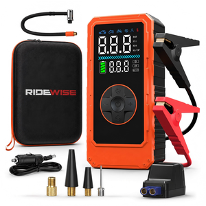 Avviatore d'Emergenza per <span class=keywords><strong>Auto</strong></span> con Compressore d'Aria 12V, Gonfiatore Pneumatici Senza Fili, Booster Batteria di Emergenza - Product Image 1