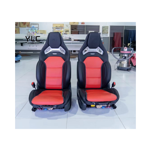 Sièges baquet avant pour <span class=keywords><strong>Mercedes</strong></span>-Benz A45 CLA45 W176 W177 AMG <span class=keywords><strong>Recaro</strong></span> en cuir noir - Product Image 5