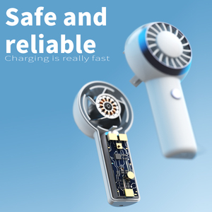 F3 Mini Xách Tay Cầm Tay USB Fan Gió Mạnh Mẽ Và Im Lặng Mới Bỏ Túi Có Kích Thước Nhỏ Fan Hâm Mộ Với Pin Làm Bằng Nhựa - Product Image 3