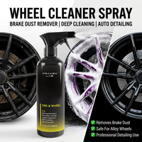 Nettoyant pour roues haute performance, nettoyant pour pneus, nettoyant pour jantes, décapant de poussière de frein pour le detailing automobile, produits chimiques de lavage automobile