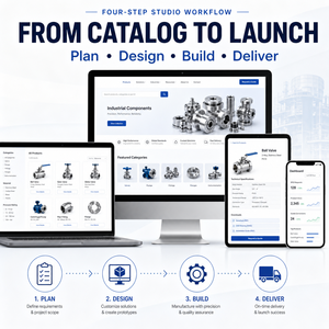 Diseño de Sitio Web para Exhibición de Productos B2B, Compatible con React/Vue.js y MAC OS, Personalizado con HTML y CSS, Búsqueda por Filtro para la Industria Manufacturera - Product Image 4