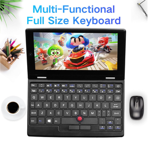 2025 New Business Mini portátil de 7 pulgadas 11 Pro A7 portátil de mano Intel N4000 de doble núcleo DDR4 12GB SSD 1TB MINI teclado portátil - Product Image 3