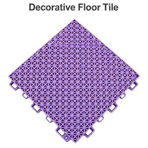 Baldosas de Suelo Entrelazadas de PP Grueso con Diseño de Hebilla Cuadrada para Áreas de Fútbol Sala Interior y Zonas de Actividad para Personas Mayores - Product Image 1
