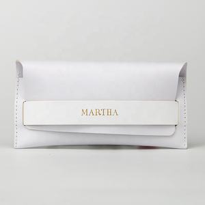 Sinicline al por mayor personalizado Premium de lujo de cartón de papel de regalo gafas de sol magnético caja de embalaje y bolsa de cuero - Product Image 6