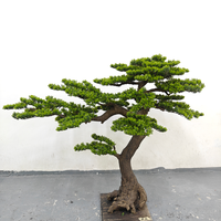 Chinesischer Künstlicher Bonsai-Kiefernbaum Hochrealistische Nachbildung einer Kiefer für Innen- und Außenbereich Garten- und Landschaftsdekoration
