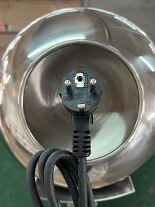 Machine industrielle de glaçage au chocolat de type <span class=keywords><strong>Selmi</strong></span> pour la production de chocolat sur noix, cacahuètes et amandes, machine de polissage et de glaçage - Product Image 5