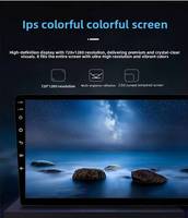 Reproductor Android Universal de 10 Pulgadas para Auto, Pantalla Táctil, WIFI, 4+64G, 2 Din, Pantalla IPS, Conexión Móvil, Carplay