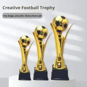 <span class=keywords><strong>Trofeos</strong></span> de Fútbol Personalizados Grabados en Oro <span class=keywords><strong>para</strong></span> Partidos, Premios Especiales, Jugadores Destacados, <span class=keywords><strong>Porteros</strong></span>, Regalos Creativos - Product Image 1