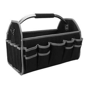 Heavy Duty Polyester Tool Bag Organizer Wide Mouth Tote Electrician Storage Box American Style Wall Mounted - Product Image 2
