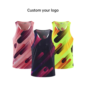 Seamless Breathable Running Singlet Quick Dry Lightweight Marathon Race Tank Top For <b>Professional</b> Sports - Product Image 1