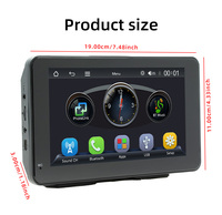 BQCC 7 "IPS USD BT sans fil Carplay Android enregistreur de conduite automatique 720P caméra de recul voiture Mirrorlink affichage DVR lecteur de voiture