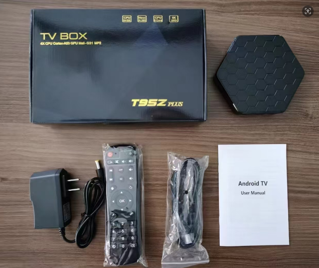 T95Zplus H618 Android 12.0 Set-Top Box 4k with 2.4G/5GHz Dual-Band WiFi Built-in IPTV NF Google Certified Streaming Media Player