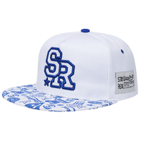 Gorra Unisex de 5 Paneles con Cierre a Presión, Visera Plana, Bordada, para Streetwear, Hip Hop, Moda Urbana, con Logotipo Personalizado