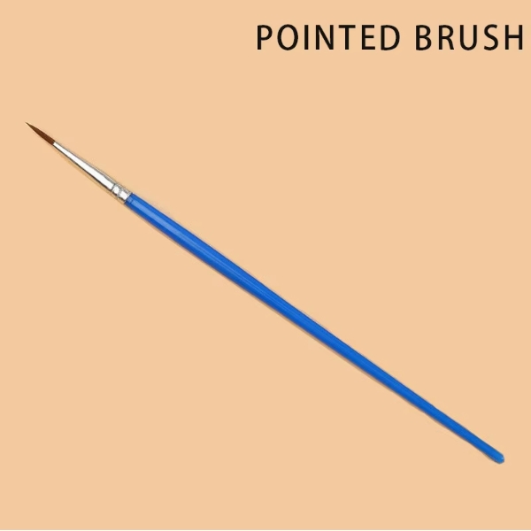 Blue Round Paint Brushes