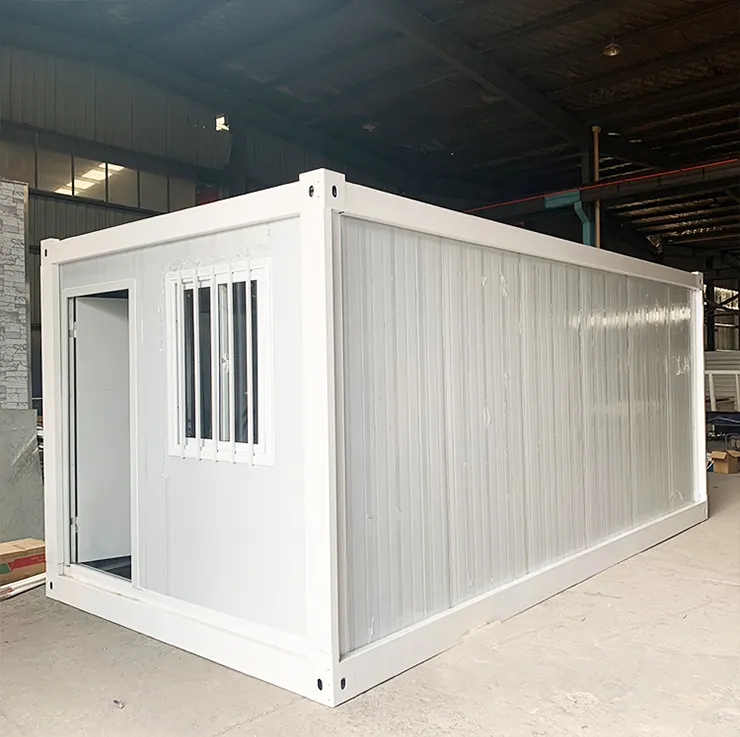 ผู้ผลิตในประเทศจีนได้อย่างง่ายดายติดตั้ง Prefab แพ็คแบนที่อยู่อาศัยภาชนะบ้านสำหรับขาย