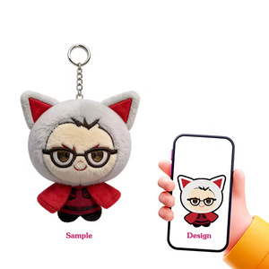Muñecos de Peluche de Dibujos Animados Chibi Kpop, Diseño Personalizado, Hechos de Algodón por Fabricante OEM y ODM - Product Image 2