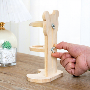 <span class=keywords><strong>Fontaine</strong></span> <span class=keywords><strong>à</strong></span> eau verticale en <span class=keywords><strong>bois</strong></span> massif ultra-résistant anti-morsure pour hamster syrien doré, avec <span class=keywords><strong>support</strong></span> de bouteille d'eau <span class=keywords><strong>à</strong></span> bille réglable en hauteur - Product Image 5