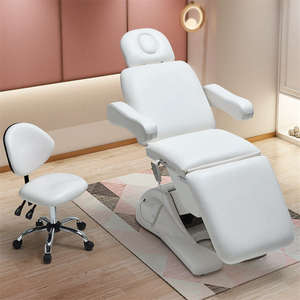 HICOMED-Silla personalizable para terapia corporal, silla de masaje <span class=keywords><strong>facial</strong></span> con motor eléctrico 3/4, color azul cielo, cama de belleza <span class=keywords><strong>facial</strong></span>, mesa de masaje - Product Image 3