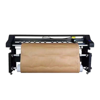 MOMOTECH Máquina de Corte y Estampado de Ropa 2 en 1 con Plotter de Inyección de Tinta, Máquina de Impresión de Patrones CAD para Prendas con Controlador Servo