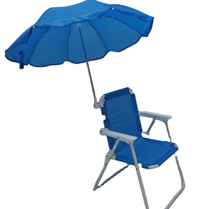 Silla de playa plegable para niños, silla de acampada al aire libre con paraguas - Product Image 4