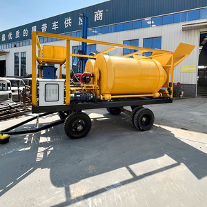 รถผสมคอนกรีตขนาดเล็ก รุ่น zm-700c ผลิตในจีน พร้อมปั๊ม Plc กำลังการผลิต 10 ตัน/ชม. สำหรับงานซ่อมแซมถนนแบบแบทช์มิกซ์ รีไซเคิลร้อน และอุดรอยบิ่น - Product Image 2