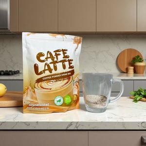 <span class=keywords><strong>Café</strong></span> Latte en Polvo, Saludable, Nutritivo, Antiarrugas, Aclarante <span class=keywords><strong>de</strong></span> la Piel, <span class=keywords><strong>con</strong></span> Glutatión y Colágeno Instantáneo para Bajar <span class=keywords><strong>de</strong></span> Peso - Product Image 2