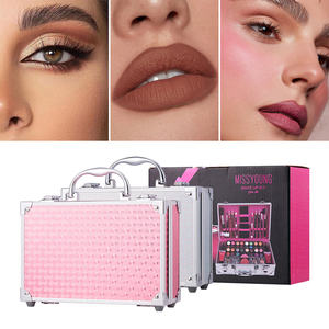 Juego de caja de regalo de cosméticos de belleza personalizados de 56 piezas que incluye maquillaje mate resistente al agua hidratante de larga duración sombra de ojos brillo de labios - Product Image 2