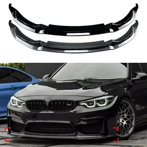 สปอยเลอร์กันชนหน้ารถยนต์ StarNav 3 ชิ้น ชุดแต่งสำหรับ M3 F80 M4 F82 F83 ปี 2015-2020 - Product Image 1