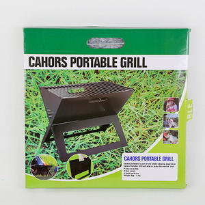 Parrilla Portátil Plegable para Barbacoa, Estufa de Carbón Multifuncional para Acampar al Aire Libre Zm 001 44x29x37cm con Tapa - Product Image 4