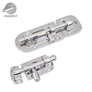 Stainless Steel <b>Door</b> Latch 60x30 110x38 Marine Grade RV Yacht Drawer Bolt Simple Lock Mechanism - Product Image 2