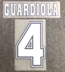 96/97 1996 1997 hogar lejos GUARDIOLA STOICHKOV Ronaldo Barcelonaes Hot Stampin Número - Product Image 6