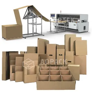 Aopack-máquina de fabricación de cajas de cartón, Cartón corrugado aplicable a cajas de fábrica, fabricación de cajas pequeñas de dibujos animados