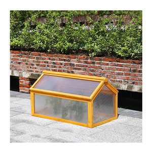 Serres de jardinage en bois, <span class=keywords><strong>mini</strong></span>-<span class=keywords><strong>serre</strong></span>, <span class=keywords><strong>serre</strong></span> <span class=keywords><strong>transparente</strong></span> pour la protection des plantes - Product Image 1