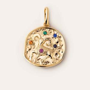 Colgante de la Constelación de Zodiaco Zoryn, Cadena Suelta Básica para DIY, con Baño de Oro de 18K en Cobre por Electroplacado al Vacío - Product Image 6