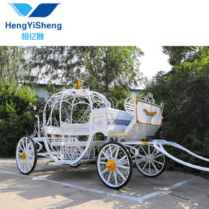 Stile inglese Victoria Pumpkin cenerentola/white horse carrozze <span class=keywords><strong>caleche</strong></span>/ Royal Victoria Horse EquipmentCarriage - Product Image 4