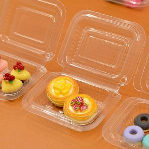 Miniatures de boîtes à gâteaux et bento en résine, modèles faits à la main, breloques pour la fabrication de bijoux DIY, boucles d'oreilles, porte-clés, pendentifs, jouets de cuisine pour maison de poupée - Product Image 1