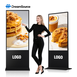 Pantalla Digital de Señalización de Doble Cara de 43 Pulgadas con Soporte de Piso Vertical para Publicidad en Centros Comerciales - Product Image 2