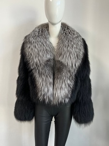 BEIZIRU <span class=keywords><strong>Cappotto</strong></span> in Vera <span class=keywords><strong>Pelliccia</strong></span> di Procione da <span class=keywords><strong>Donna</strong></span> con Grande <span class=keywords><strong>Collo</strong></span> Rovesciato, Manica Lunga Invernale, Lussuoso e alla Moda - Product Image 5
