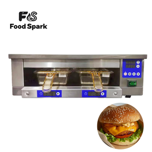 Macchina Scaldapasta per Hamburger, Armadio Riscaldante per Alimenti con Capacità di 1 Vassoio, Zone di Temperatura Multiple per Ristoranti Fast Food, Intelligente - Product Image 1
