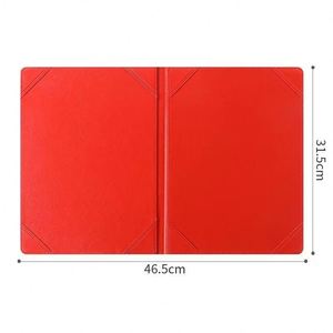 Custom Size <b>A4</b> A5 A6 <b>Leather</b> Menu Cover Restaurant Table Menu Holder Hotel Bar Salon School <b>Leather</b> <b>Folder</b> Certificate Holder - Product Image 5