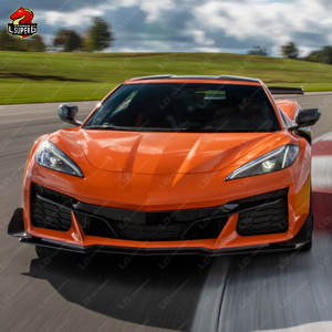 Pare-chocs avant de voiture avec lèvre pare-chocs arrière avec échappement pour <span class=keywords><strong>Chevrolet</strong></span> <span class=keywords><strong>Corvette</strong></span> C8 Z06 kit carrosserie diffuseur arrière becquet en carbone 2019 -on - Product Image 4