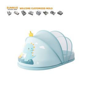 SUNNUO Moustiquaire pliable portable pour bébé, fonction anti-moustiques, respirante, 100% coton, motif animal mignon pour l'été - Product Image 6