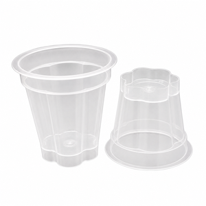 Gobelet en plastique transparent de 120 ml pour pudding, gelée, <span class=keywords><strong>mousse</strong></span>, dessert, avec film d'étanchéité de qualité alimentaire - Product Image 5