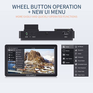 Moniteur <span class=keywords><strong>de</strong></span> caméra FEELWORLD FW568S 6 pouces, moniteur d'<span class=keywords><strong>assistant</strong></span> <span class=keywords><strong>de</strong></span> réalisateur, entrée/sortie HDMI 3G-SDI 4K, écran IPS 1920x1080 - Product Image 5