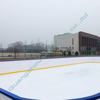 Dalles de patinage sur glace synthétique OEM&ODM en PE 1000 résistant aux UV, 20 mm, avec service de découpe