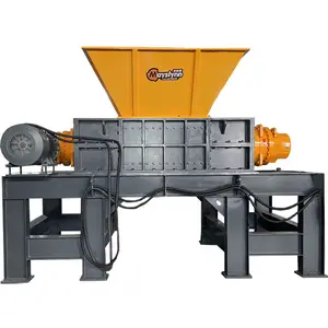 SZ160210 Large Twin Shaft Shredder Multi-Functional Machine for Garbage Glass Metal E-Waste Recycling and shredder