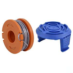 Bobine de fil de rechange pour tête de coupe WX150 brevetée, nylon 1,6 mm, 10 pieds/3,05 m, gris, 13 g, garantie 1 an, Worx Spear&Jackson Mac - Product Image 4