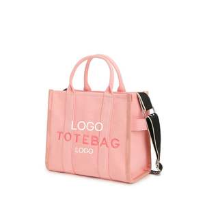 Nuevo bolso de mano minimalista con letras de lona para mujer, elegante y versátil, bolso de mano de lujo para mujer para uso diario - Product Image 2
