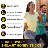 OneBotanical Stock Pure Himalayan Shilajit Resin Honey 30 Sticks Améliore l'immunité, la digestion, la santé, l'énergie, le sommeil – Complément Herbal